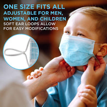 Load image into Gallery viewer, Wave Essentials - Wave Blue Disposable Face Masks for Adults & Kids | Bulk Pack