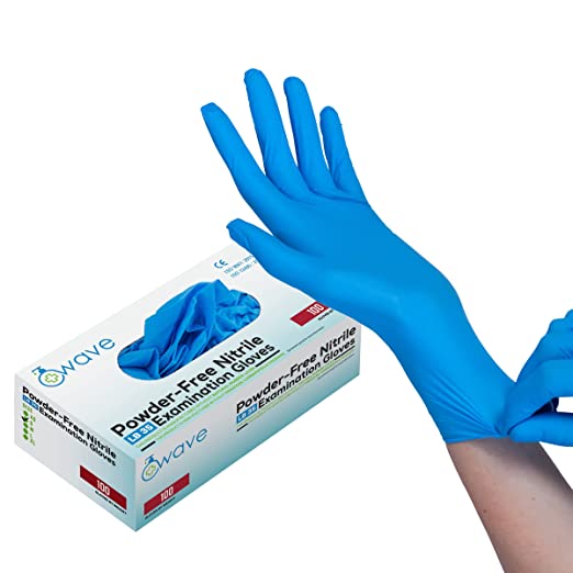 Powder-Free Nitrile Examination Gloves 100 PCS. (Small)
