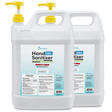 Load image into Gallery viewer, WAVE HAND SANITIZER (GEL) 1.32 Gallon / 5L Bottle with Pump