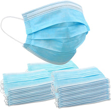 Load image into Gallery viewer, Wave Essentials - Wave Blue Disposable Face Masks for Adults & Kids | Bulk Pack