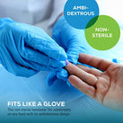 Powder-Free Nitrile Examination Gloves 100 PCS. (Xtra Large)